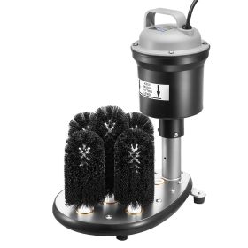 Electric Glass Washer 5-Brush Bar Glass Cleaner 1200 Cups/H for Wine Glass